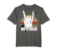 Vintage Retro 80's Rock Band Party Retro Music Concert Maglietta