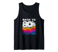 Vintage Retro Back To 80's Tees I Love 80's Graphic Design Canotta