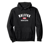 Vintage Retro Bandiera Canadese Foglia D'acero Halifax Nuova Scozia Felpa con Cappuccio