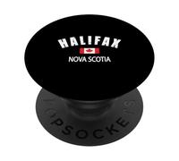 Vintage Retro Bandiera Canadese Foglia D'acero Halifax Nuova Scozia PopSockets PopGrip Adesivo