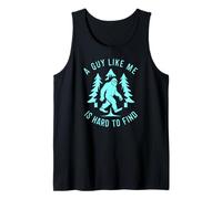 Vintage Retro DJ Bigfoot Sasquatch Forest Canotta