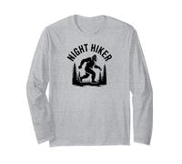 Vintage Retro DJ Bigfoot Sasquatch Forest Maglia a Manica