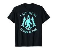 Vintage Retro DJ Bigfoot Sasquatch Forest Maglietta