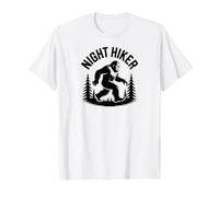 Vintage Retro DJ Bigfoot Sasquatch Forest Maglietta