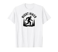 Vintage Retro DJ Bigfoot Sasquatch Forest Maglietta
