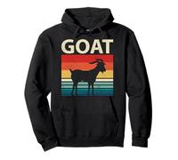 Vintage Retro Goat Farmer Family Funny Animal Goats Lover Felpa con Cappuccio