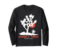 Vintage Retro National Park Outdoor Camping Joshua Tree Maglia a Manica