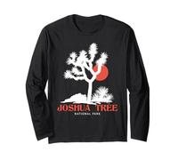 Vintage Retro National Park Outdoor Camping Joshua Tree Maglia a Manica