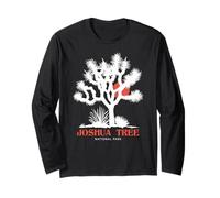 Vintage Retro National Park Outdoor Camping Joshua Tree Maglia a Manica