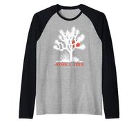 Vintage Retro National Park Outdoor Camping Joshua Tree Maglia con Maniche Raglan