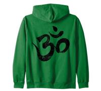 Vintage Retro Om Meditazione Spirituale indiano Yoga Simbolo Om Felpa con Cappuccio