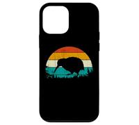 Vintage Retro Style Pine Tree New Zealand Bird Lovers Kiwi Custodia per iPhone 12 mini