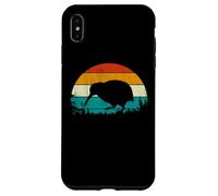 Vintage Retro Style Pine Tree New Zealand Bird Lovers Kiwi Custodia per iPhone XS Max