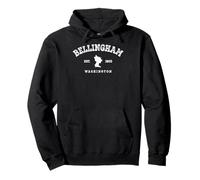 Vintage Retro Washington, USA WA, Bellingham Felpa con Cappuccio