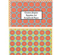 Vintage Revisited Press Gustave Jéquier Egyptian Art Scrapbook Paper (Tascabile)