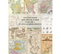 Vintage Revisited Press Vintage Maps Scrapbook Paper Volume 1 (Tascabile)
