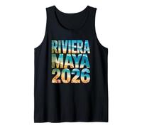 Vintage Riviera Maya 2026 Vacanza Nuoto Viaggio Ragazze Compleanno Canotta
