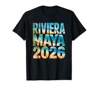 Vintage Riviera Maya 2026 Vacanza Nuoto Viaggio Ragazze Compleanno Maglietta