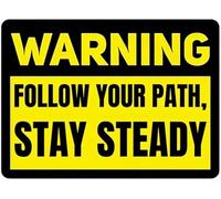 Vintage Road Trip Decor Keep Going Motivational Tin Sign 12x8 Inch
