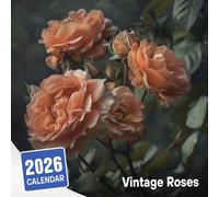 Vintage Roses Calendar 2026: Timeless Elegance with Classic Floral Photography
