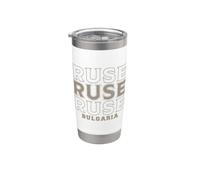 Vintage Ruse Bulgaria Bicchiere termico in acciaio inox doppia parete
