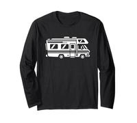 Vintage RV Camping Vita Avventura Van Viaggi Maglia a Manica