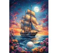 Vintage Sailing Ship on The Ocean Puzzle 300 Pezzi Rompicapo Per Ufficio Premium Wildlife Pet Pausa Lavoro Rilassante Attività Per Colleghi Regalo Festa Aziendale 300 PCS
