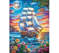 Vintage Sailing Ship on The Ocean Rompicapo 1000 Pezzi Leonardo Da Vinci Per Adulti Scenery Science Fiction Cartone Rigido Ultima Cena Per Collezione E Regalo Da Passatempo Migliore Vendita 1000 PCS