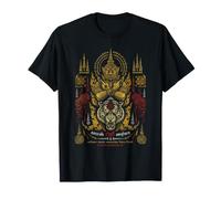 Vintage Sak Yant Invincibile Tatuaggio Thai Yantra Maglietta