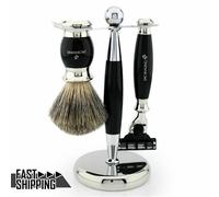 Vintage Salone Barbiere Cartuccia Rasoio da Barba Set Regalo Super Tasso & Stand