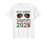 Vintage Santa Barbara Vacanza 2026 Vacay Cruise Travel Maglietta