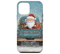 Vintage Santa Claus - Merry And Bright Christmas Holiday Custodia per iPhone 12 mini