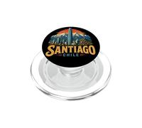Vintage Santiago Cile Viaggio Souvenir Landmark Gift PopSockets PopGrip per MagSafe