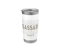 Vintage Sassari Italia Bicchiere termico in acciaio inox doppia parete