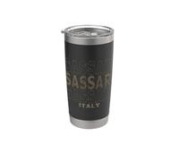 Vintage Sassari Italia Bicchiere termico in acciaio inox doppia parete