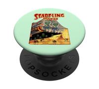 Vintage Sci-Fi Alieni Storie Sorprendenti Arte PopSockets PopGrip Adesivo