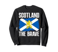 Vintage Scotland The Brave Flag Scottish Pride Abbigliamento Spo Felpa