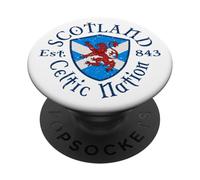 Vintage Scozia Celtic Nation Est. 843 PopSockets PopGrip Adesivo