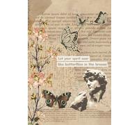 Vintage Scrapbook Journal: Scrapbook of Aesthetic Cutouts, Sepia Dreams, and Nostalgic Beauty, 250 pages blank Notebook, 6 x 9"
