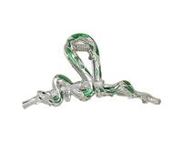 Vintage Serpente Tornante Per Le Donne Ragazza Elegante Metallo Capelli Stick/Artiglio Han Costume Styling Accessorio Per Uso Quotidiano Snake Hair Stick