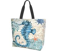 Vintage Shabby Chic Pink Rose Floral Tote Bag Large Casual Women Shoulder Handbags Borse della spesa riutilizzabili per lavoro Shopping Travel Beach