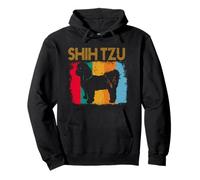 Vintage Shih Tzu Dog Funny Puppy Dogs Lovers Felpa con Cappuccio
