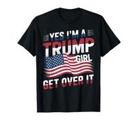 Vintage Sì, sono una ragazza Trump Superalo per il sostenitore di Trump Maglietta