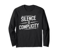 Vintage Silence IS Complicity Elezione Organizza Team Maglia a Manica