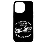 Vintage Silicon Valley San Jose California Retro USA Bianco Custodia per iPhone 15 Pro Max