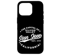 Vintage Silicon Valley San Jose California Retro USA Bianco Custodia per iPhone 16 Pro