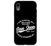 Vintage Silicon Valley San Jose California Retro USA Bianco Custodia per iPhone XR