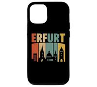 Vintage Skyline Germany-ERFURT Custodia per iPhone 12/12 Pro