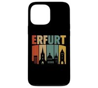 Vintage Skyline Germany-ERFURT Custodia per iPhone 13 Pro Max