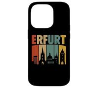 Vintage Skyline Germany-ERFURT Custodia per iPhone 14 Pro